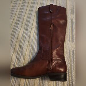 Brown below Knee-High Boots